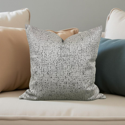 Designer Fabric Rocca Pumice 20x20" Knife Edge Decorative Throw Pillow