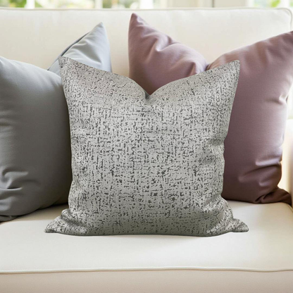 Designer Fabric Rocca Pumice 20x20" Knife Edge Decorative Throw Pillow