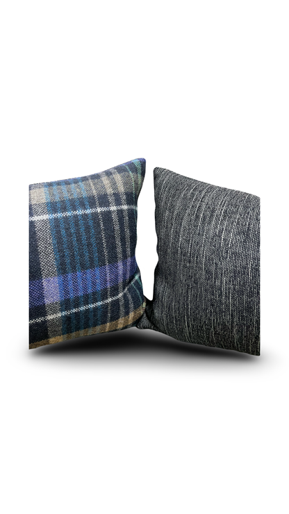 Finnegan Indigo 12x18" Knife Edge Decorative Pillow