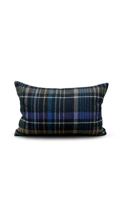 Finnegan Indigo 12x18" Knife Edge Decorative Pillow