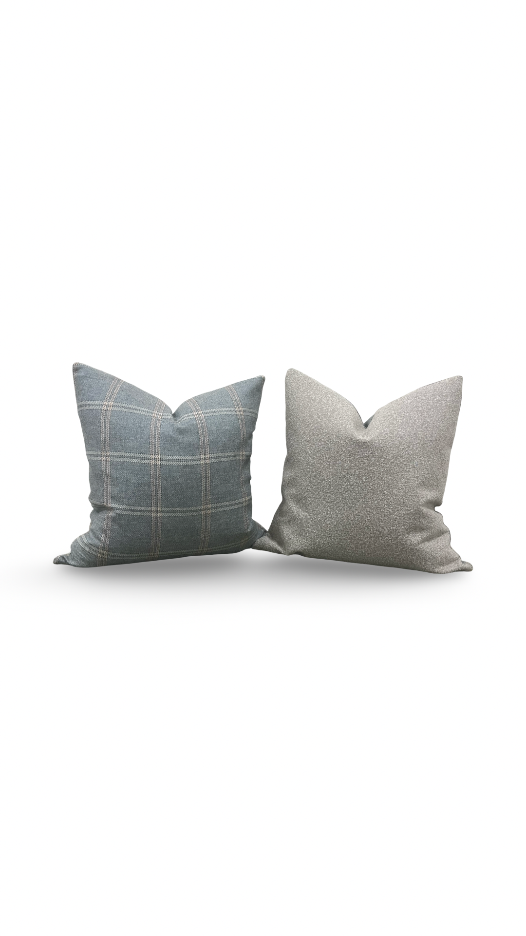 Mulberry Decorative Pillow Walton Soft Teal 20x20" Knife Edge Cover