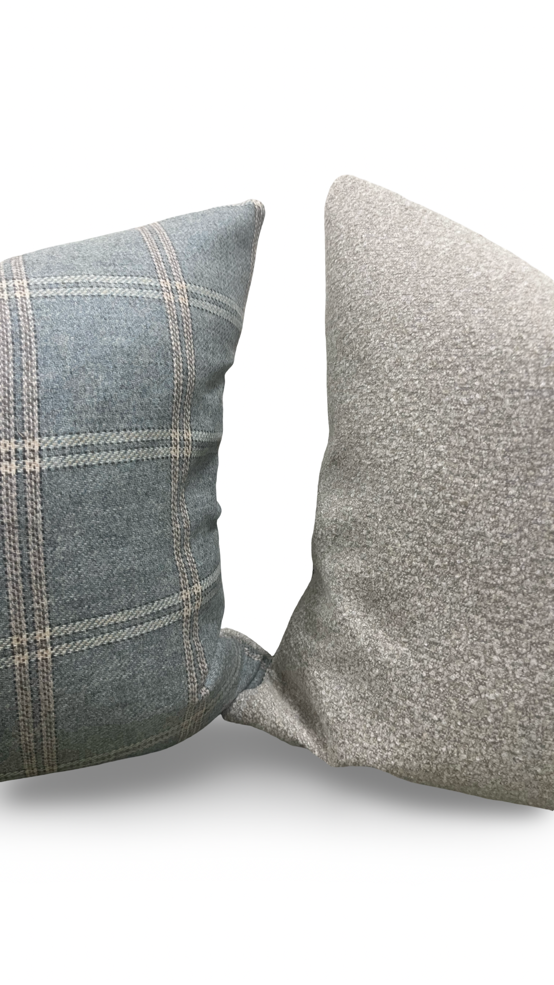 Mulberry Plaid Decorative Pillow 22x22" Knife Edge Cover