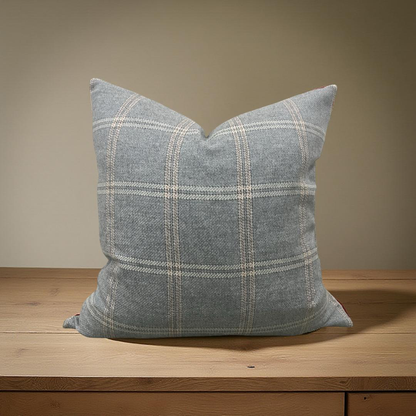 Mulberry Decorative Pillow Walton Soft Teal 20x20" Knife Edge Cover