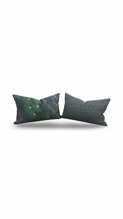 Lily Pond 12x18" Knife Edge Decorative Throw Pillow