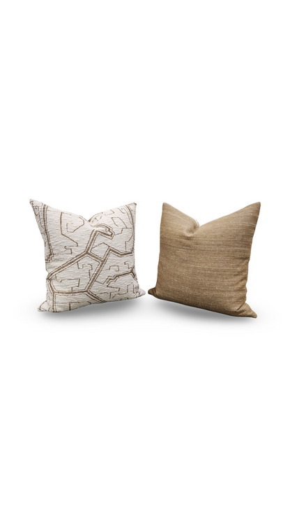 Nobilis Decorative Pillow Javari Or 18x18" Knife Edge Cover