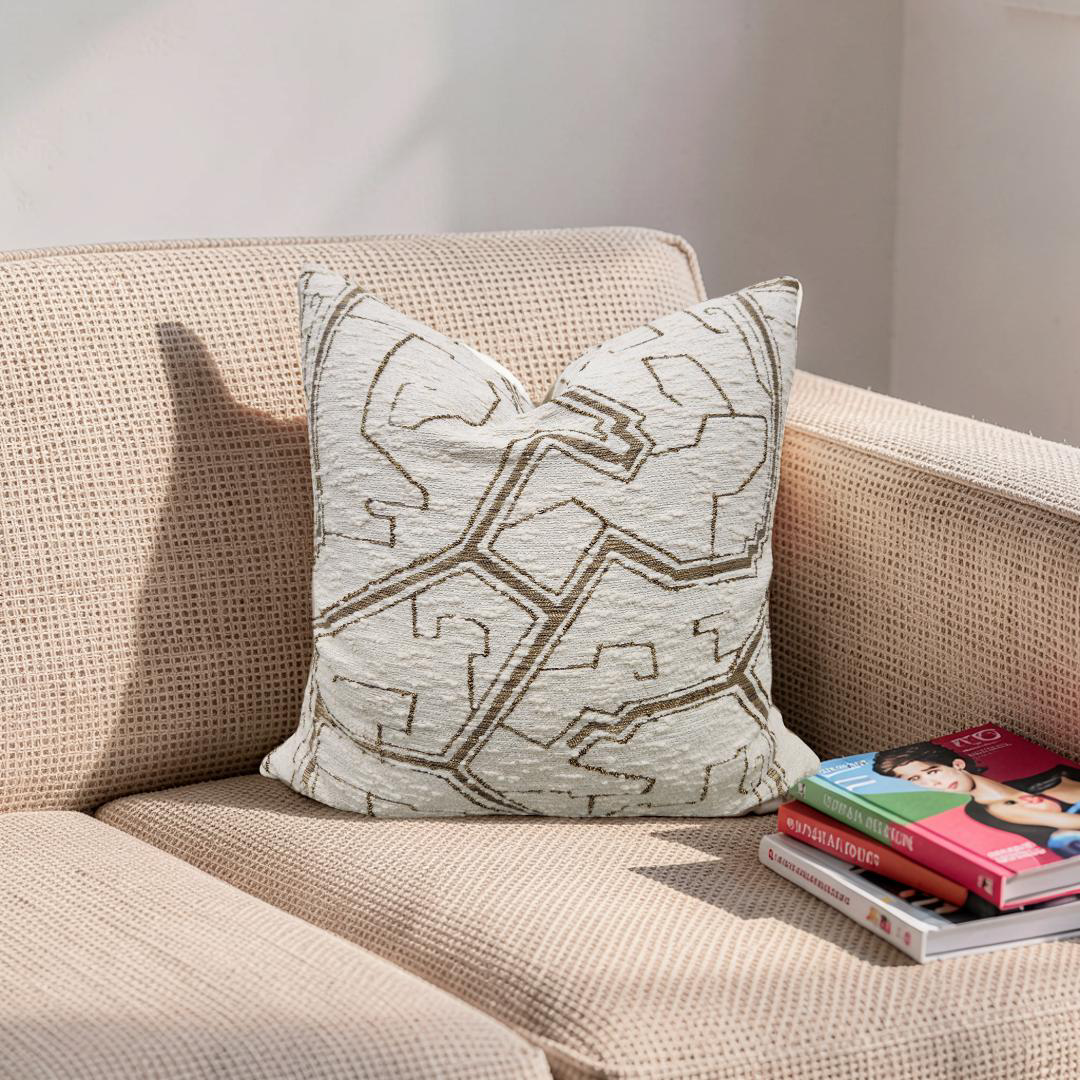 Nobilis Decorative Pillow Javari Or 18x18" Knife Edge Cover