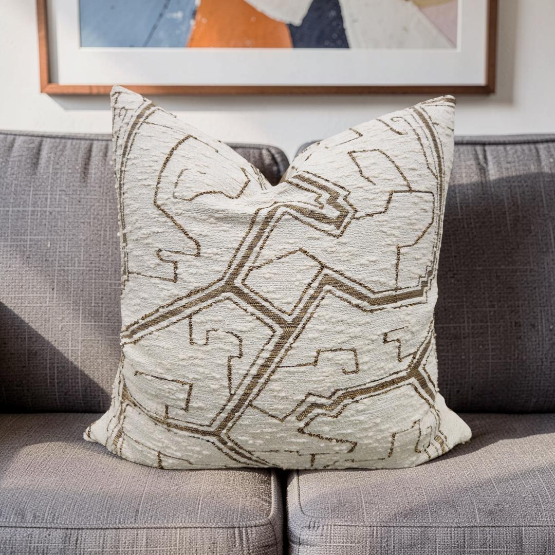 Nobilis Decorative Pillow Javari Or 18x18" Knife Edge Cover