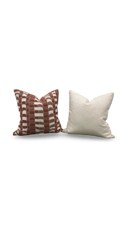 Decorative Pillow Nobilis Promenade 22x22" Knife Edge Cover