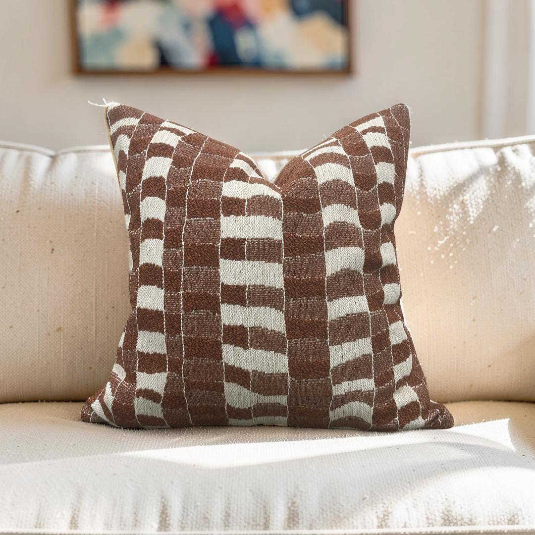 Decorative Pillow Nobilis Promenade 22x22" Knife Edge Cover