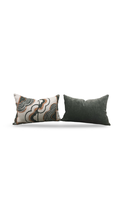 Nobilis Lumbar Pillow Sora 12x18" Knife Edge Cover