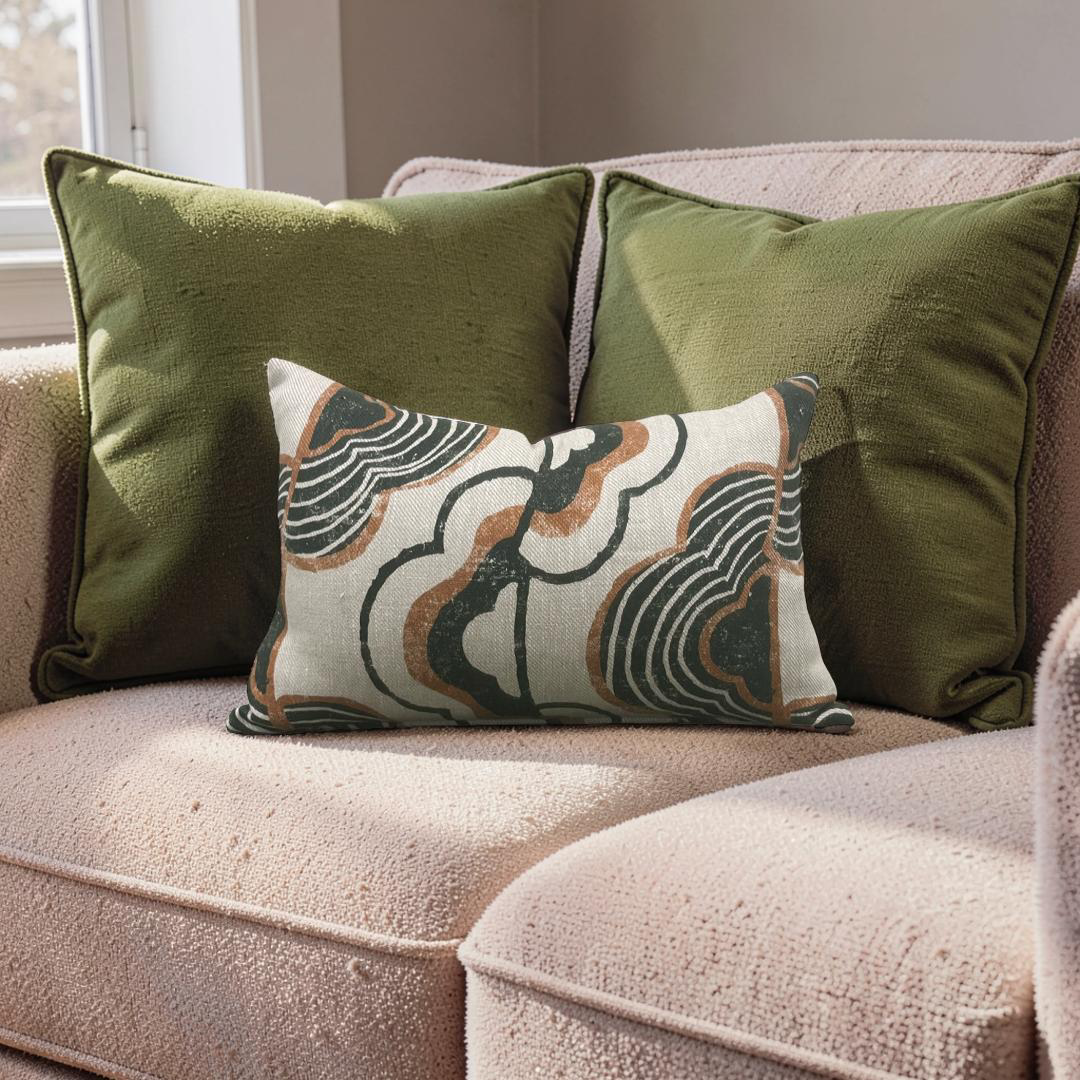 Nobilis Lumbar Pillow Sora 12x18" Knife Edge Cover