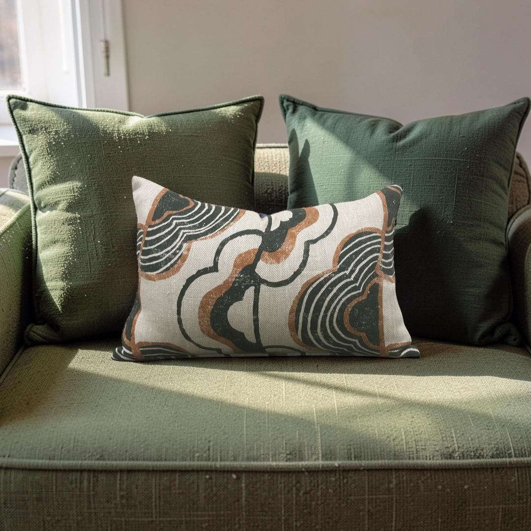 Nobilis Lumbar Pillow Sora 12x18" Knife Edge Cover