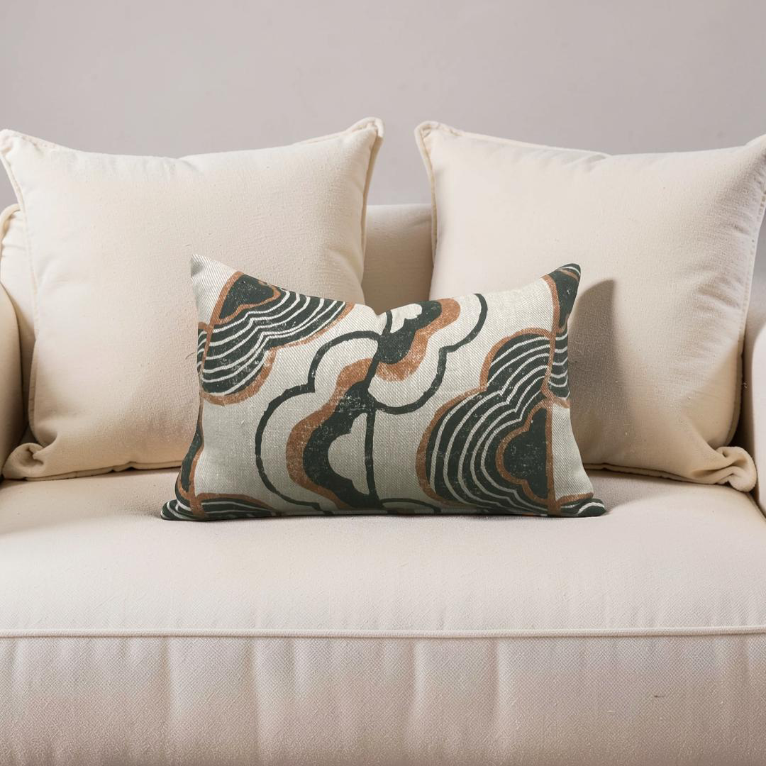 Nobilis Lumbar Pillow Sora 12x18" Knife Edge Cover