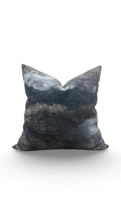 Decorative Pillow Panorama Lapis 22x22" Knife Edge Cover