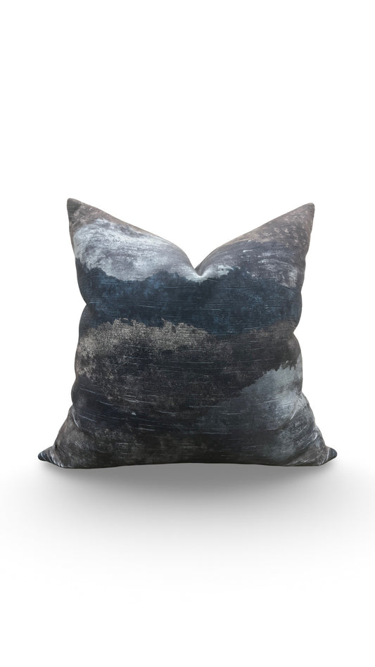 Decorative Pillow Panorama Lapis 22x22" Knife Edge Cover