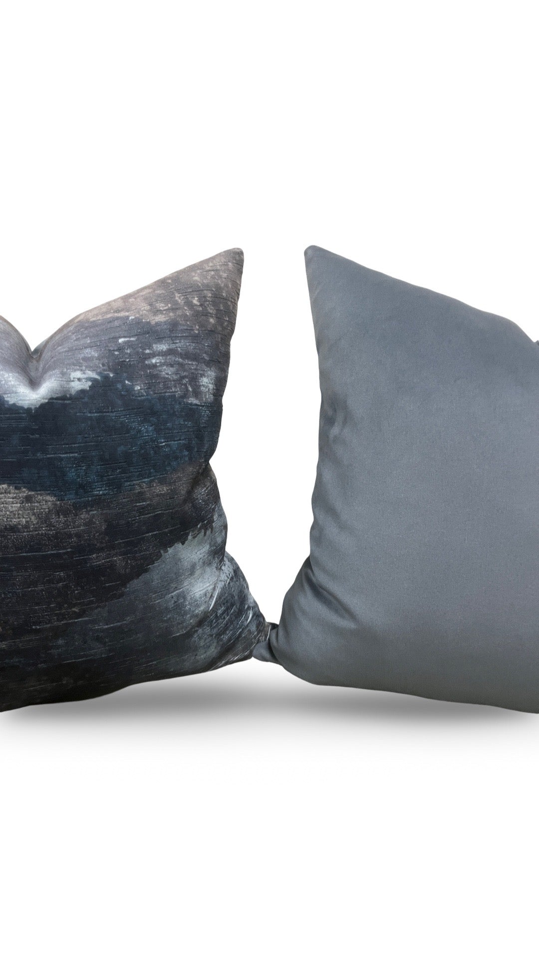 Decorative Pillow Panorama Lapis 22x22" Knife Edge Cover