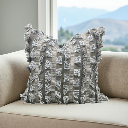 Myro Stone 20x20" Knife Edge Decorative Throw Pillow