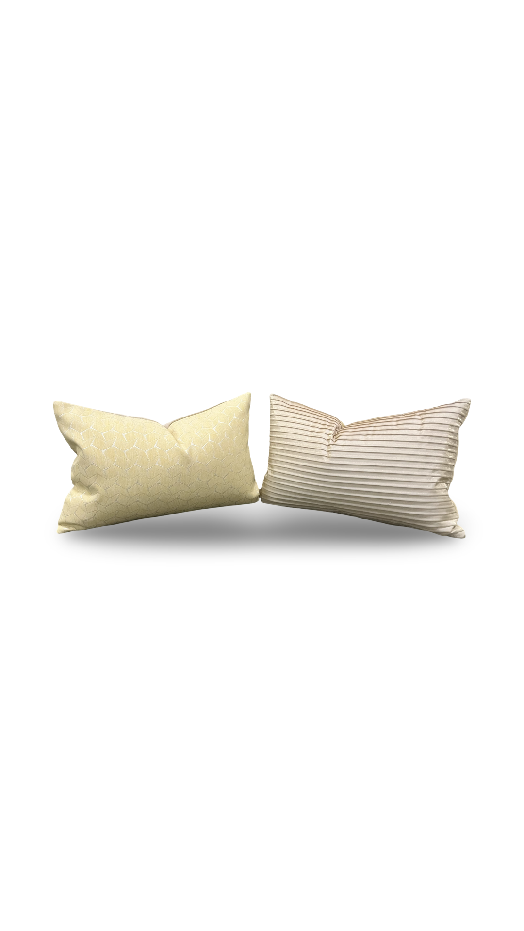 Trapezoid Sunshine 12x18" Knife Edge Decorative Lumbar Pillow