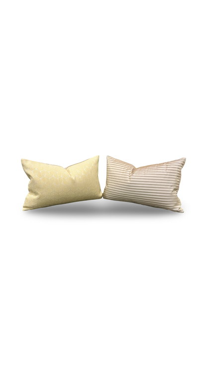 Trapezoid Sunshine 12x18" Knife Edge Decorative Lumbar Pillow