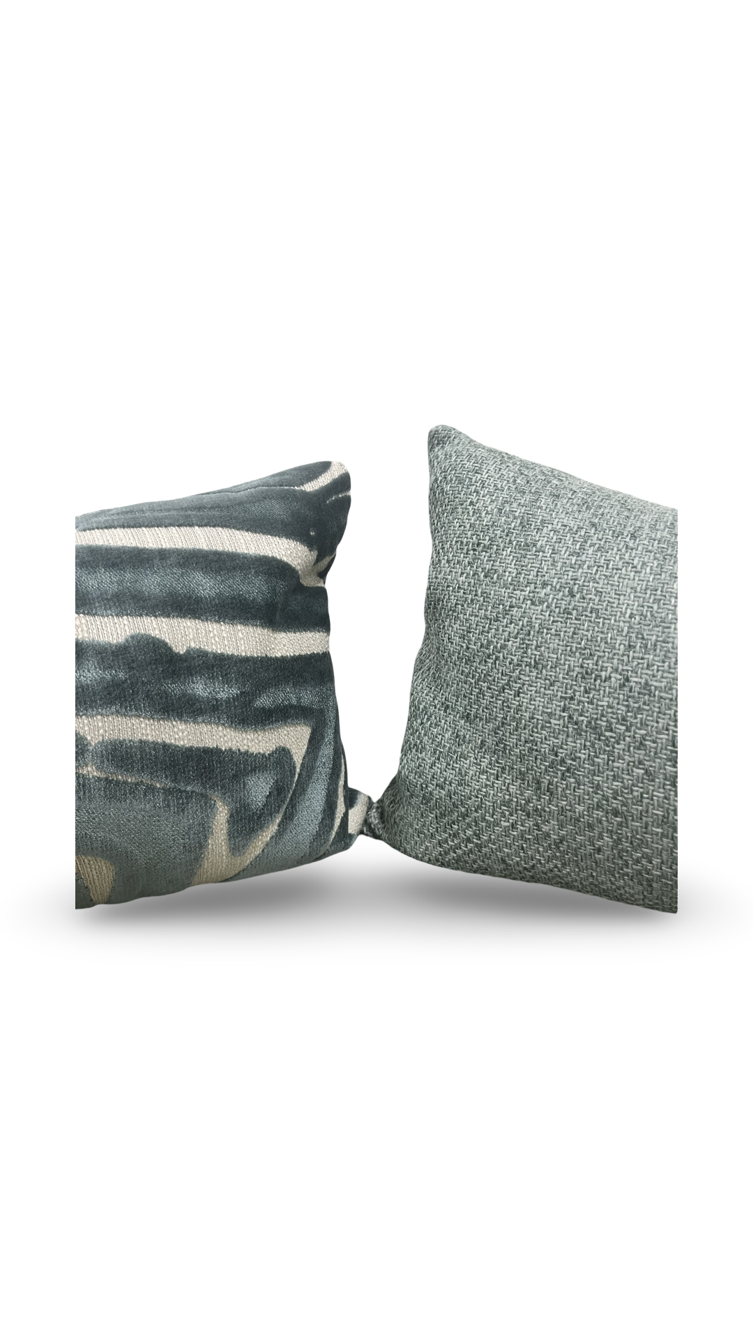 ACDC Teal 12X18" Knife Edge Decorative Lumbar Pillow