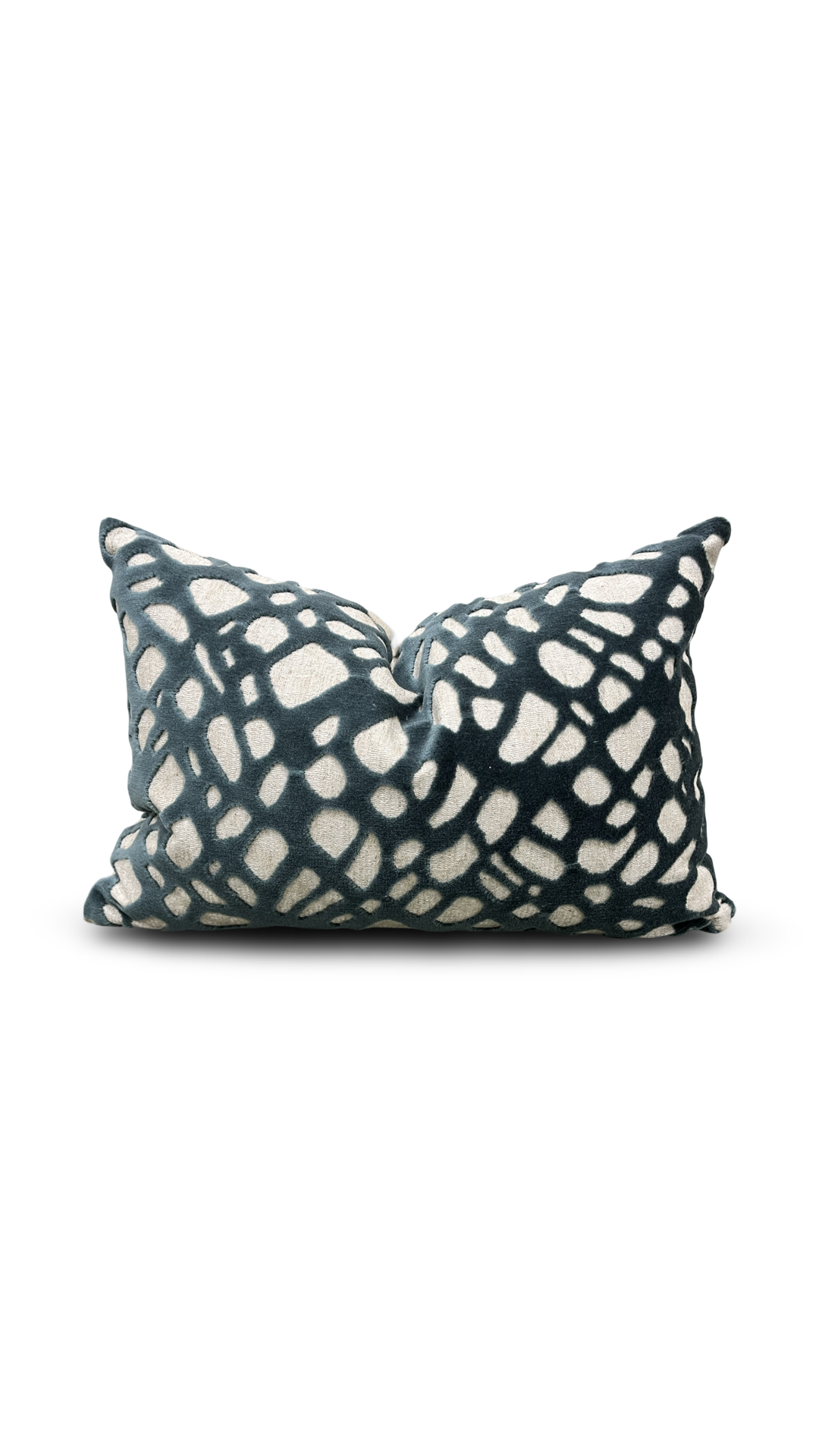 Tectonic Lake 12x18" Knife Edge Decorative Lumbar Pillow
