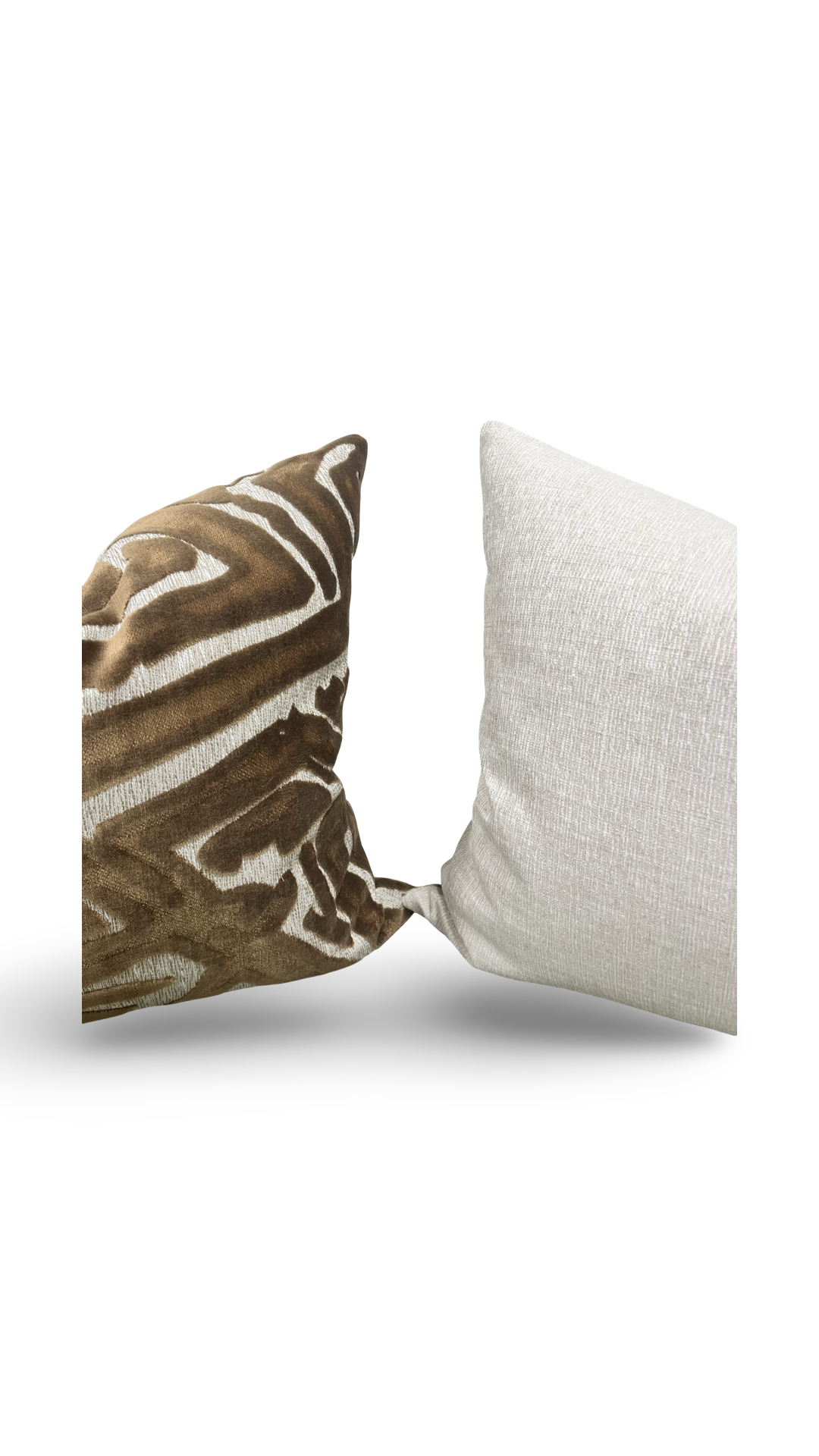Designer Fabric ACDC Copper 22x22" Knife Edge Decorative Throw Pillow