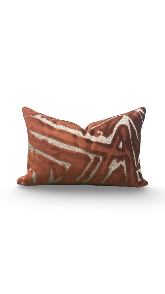 ACDC Spice 12x18" Knife Edge Decorative Lumbar Pillow