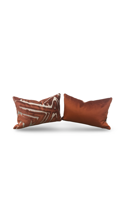 ACDC Spice 12x18" Knife Edge Decorative Lumbar Pillow
