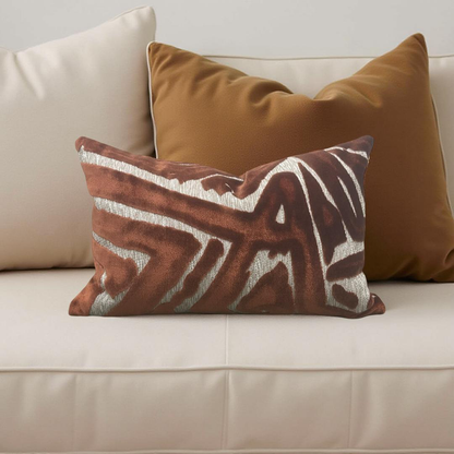 ACDC Spice 12x18" Knife Edge Decorative Lumbar Pillow