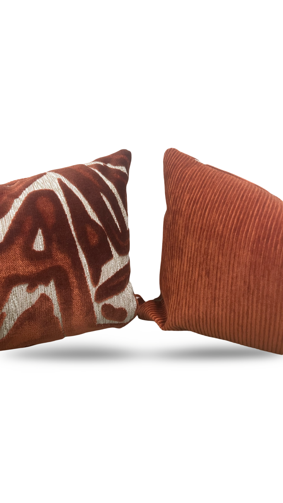 Luxury Pillow ACDC Spice Corduroy 12x18" Knife Edge Decorative Lumbar Pillow