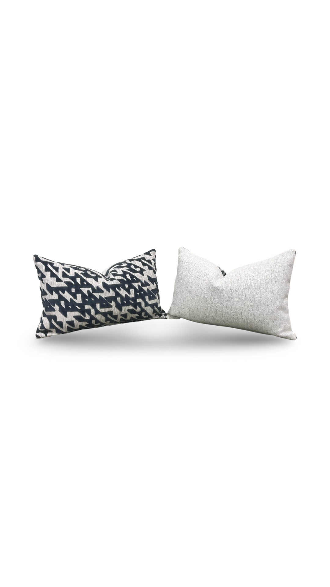 Tessellation Memo Midnight 12X18" Knife Edge Decorative Pillow