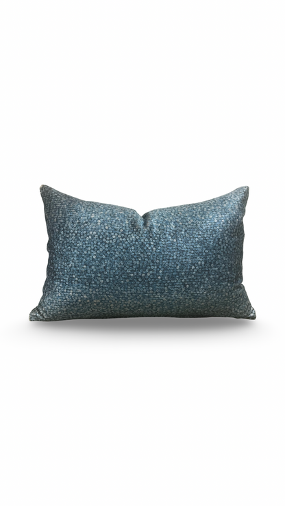 Lumbar Pillow Bead Up Ocean Mist 12x18" Knife Edge Cover