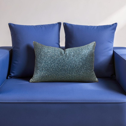 Lumbar Pillow Bead Up Ocean Mist 12x18" Knife Edge Cover
