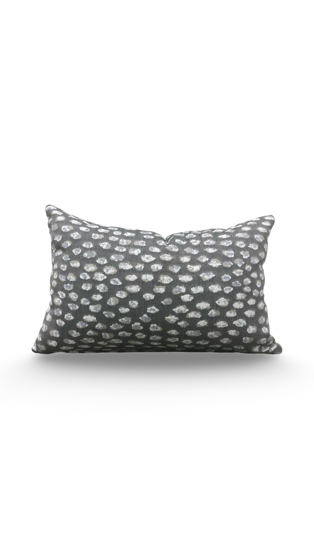 Decorative pillow with a pattern on a white background