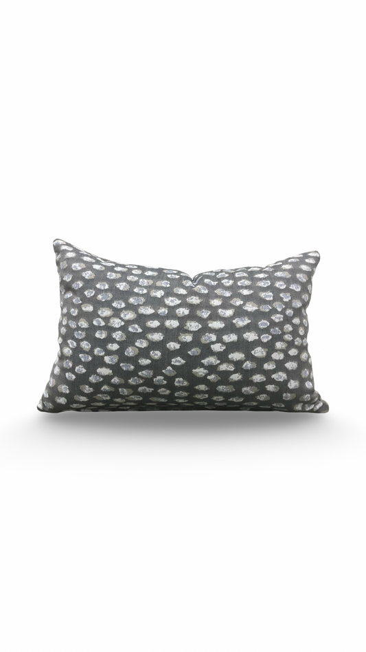 Decorative pillow with a pattern on a white background