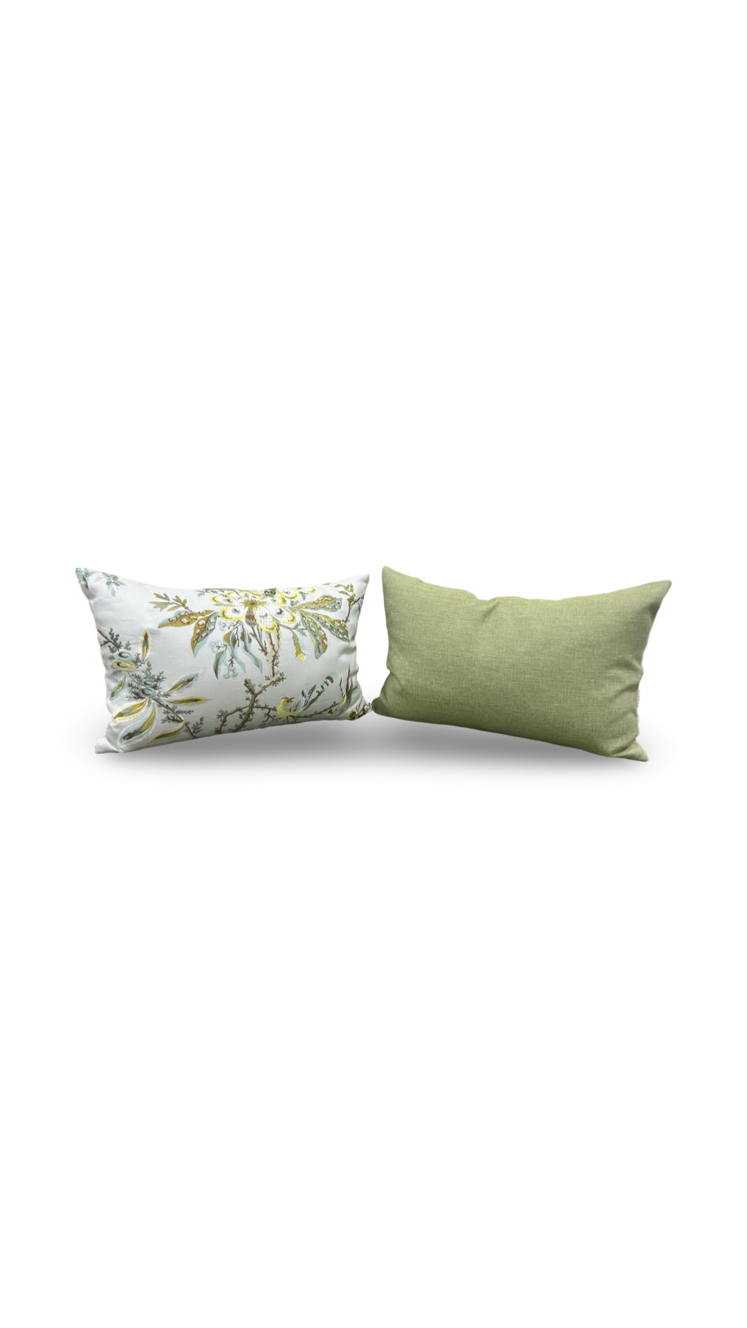 Parvati Menthe 12x18" Knife Edge Decorative Lumbar Pillow
