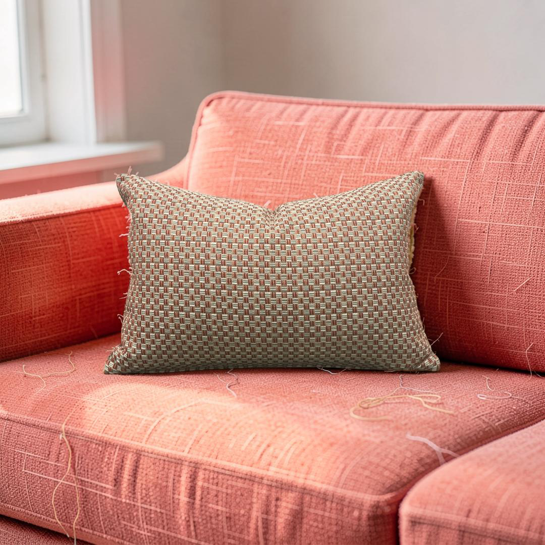 Pierre Frey Lumbar Pillow Calypso Figue 12x18" Knife Edge Cover