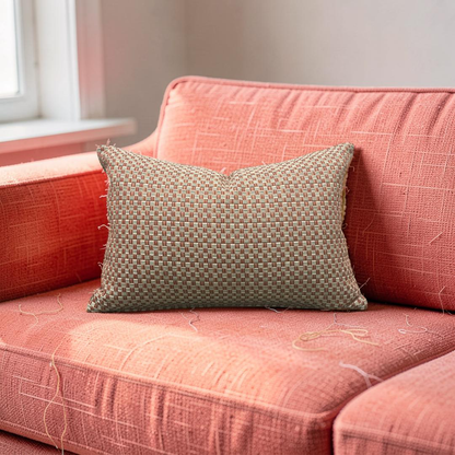 Pierre Frey Lumbar Pillow Calypso Figue 12x18" Knife Edge Cover