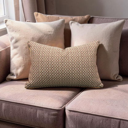 Pierre Frey Lumbar Pillow Calypso Figue 12x18" Knife Edge Cover
