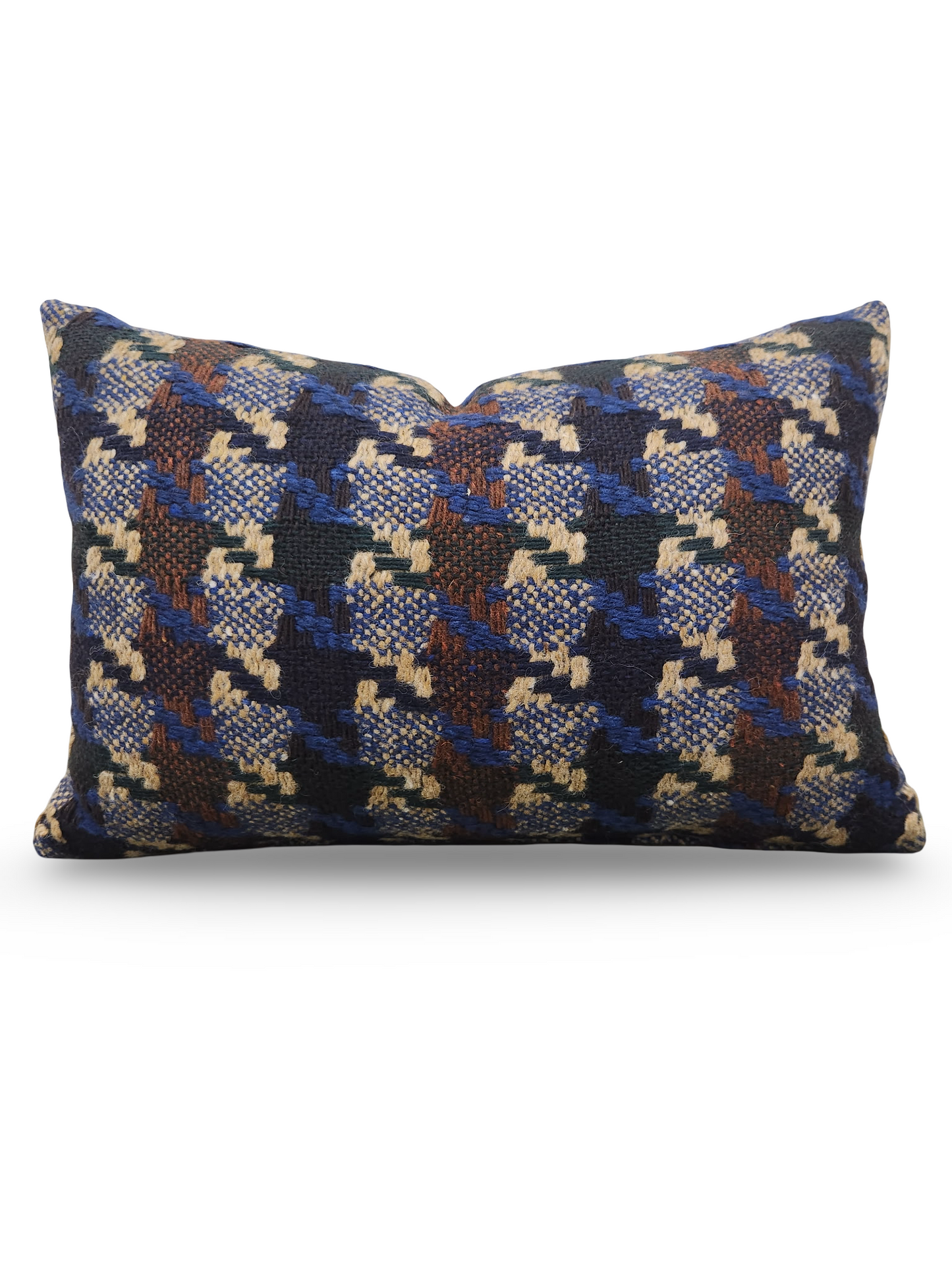 Pierre Frey Lumbar Pillow Brigite Blue 12x18" Knife Edge Cover