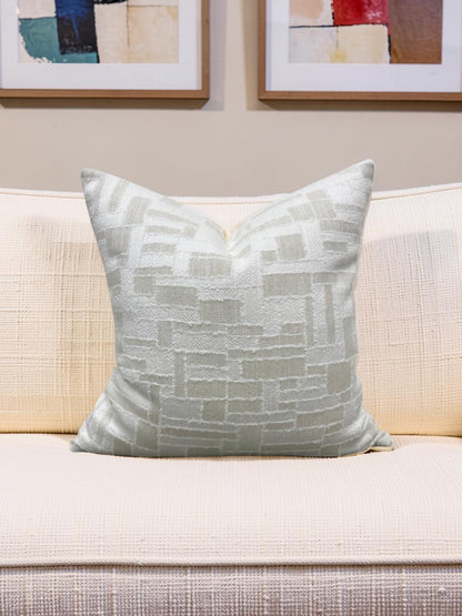 Pierre Frey Decorative Pillow Joon Nacre 22x22" Knife Edge Cover