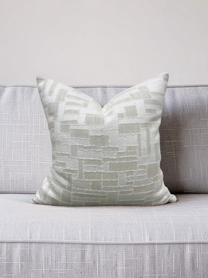 Pierre Frey Decorative Pillow Joon Nacre 22x22" Knife Edge Cover