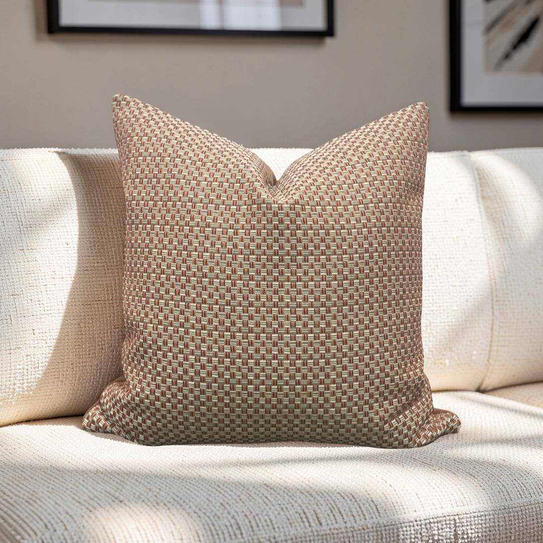 Pierre Frey Decorative Pillow Calypso Figue 20x20" Knife Edge Cover