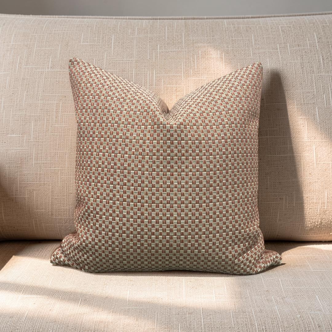 Pierre Frey Decorative Pillow Calypso Figue 20x20" Knife Edge Cover