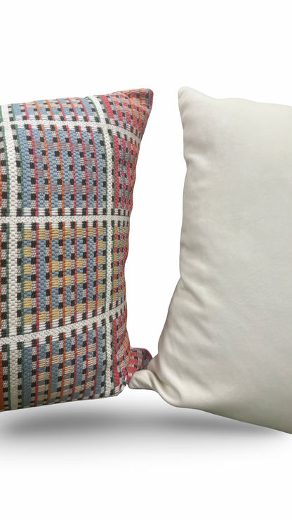 Pierre Frey Hannae Plage 22x22" Knife Edge Decorative Throw Pillow