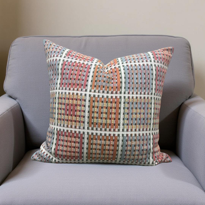 Pierre Frey Hannae Plage 22x22" Knife Edge Decorative Throw Pillow