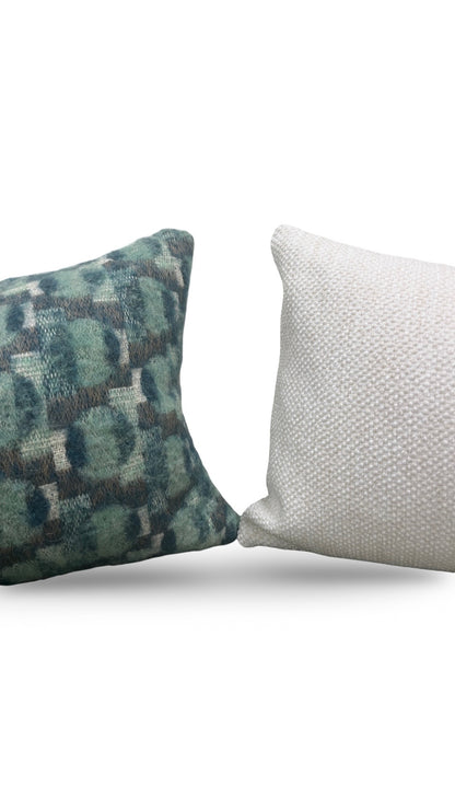 Pierre Frey Lumbar Pillow Mys Aquatique 12x18" Knife Edge Cover