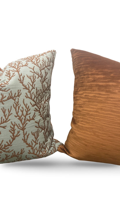 Pierre Frey Decorative Pillow Gorgone L5035 18x18" Knife Edge Cover