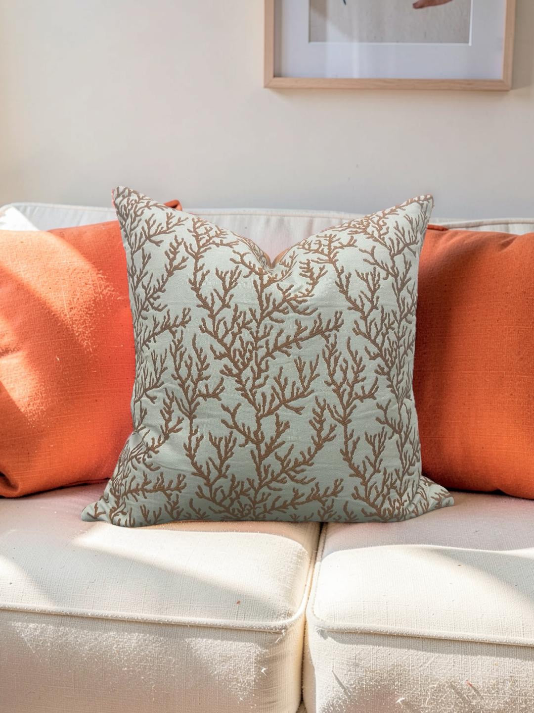 Pierre Frey Decorative Pillow Gorgone L5035 18x18" Knife Edge Cover
