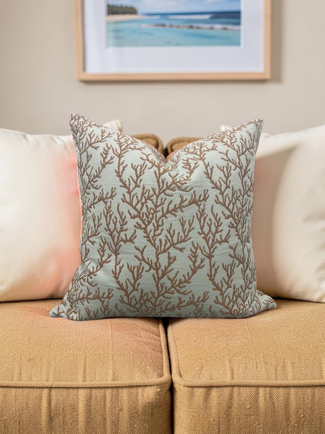 Pierre Frey Decorative Pillow Gorgone L5035 18x18" Knife Edge Cover